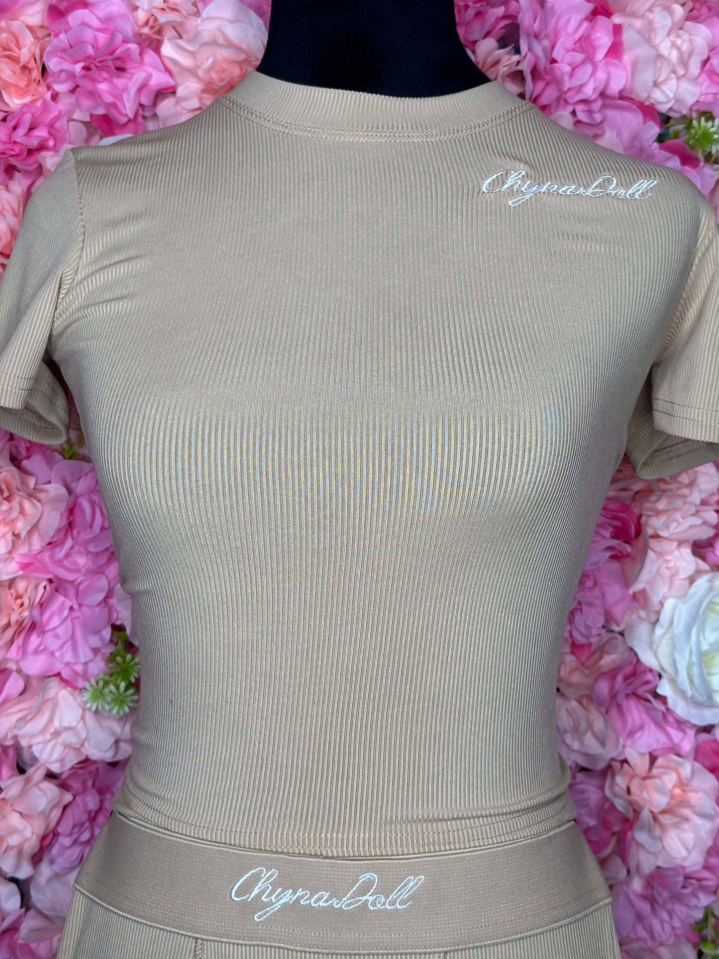 Short Sleeve Leggings Set