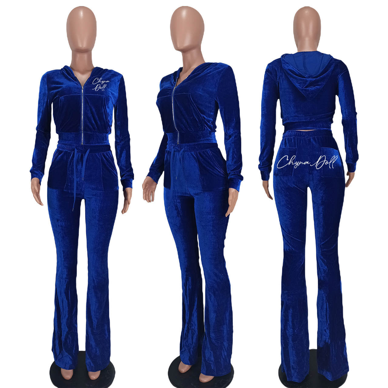 ChynaDoll Velour Tracksuit