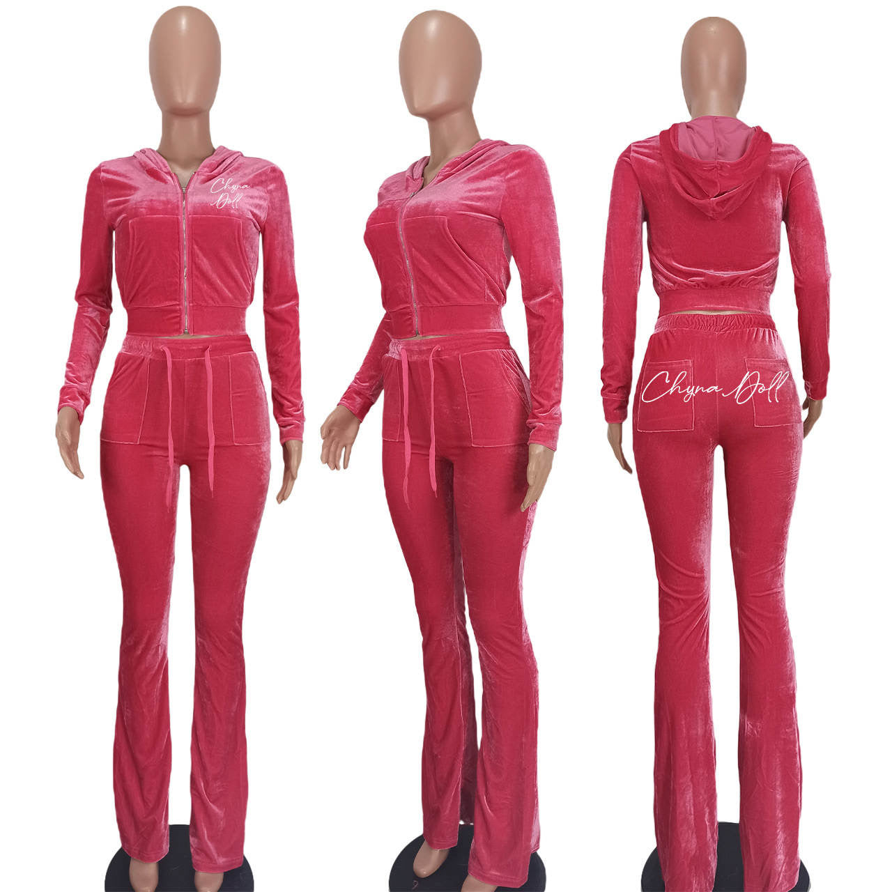 ChynaDoll Velour Tracksuit